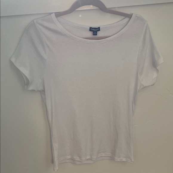 Splendid Classic White Short Sleeve Tee - Picture 1 of 4